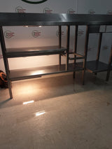 Stainless Steel Three Tier Heated Gantry, 160cm, 13amp (NCE5507)
