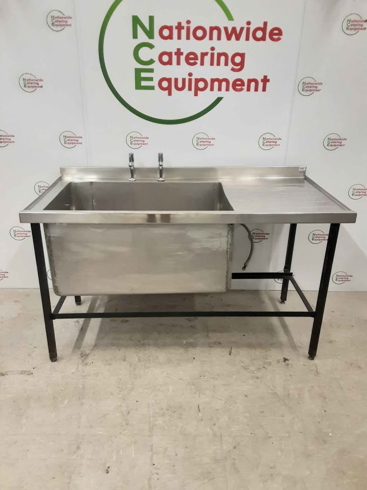 Stainless Steel Single Sink With Large Basin, 152x76cm (NCE5687)