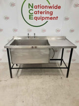 Stainless Steel Single Sink With Large Basin, 152x76cm (NCE5687)