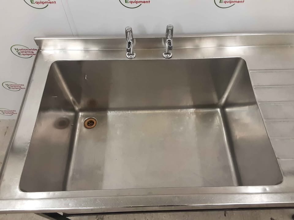 Stainless Steel Single Sink With Large Basin, 152x76cm (NCE5687)
