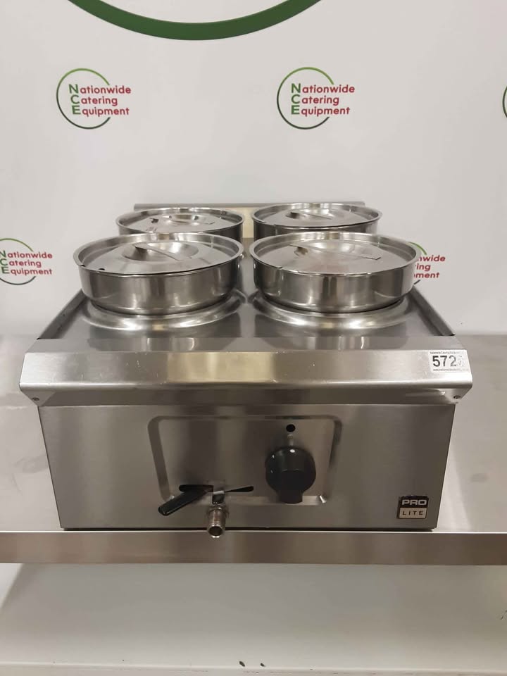 Falcon Prolite Tabletop Four Round Pot Wet Bain Marie (NCE5728)