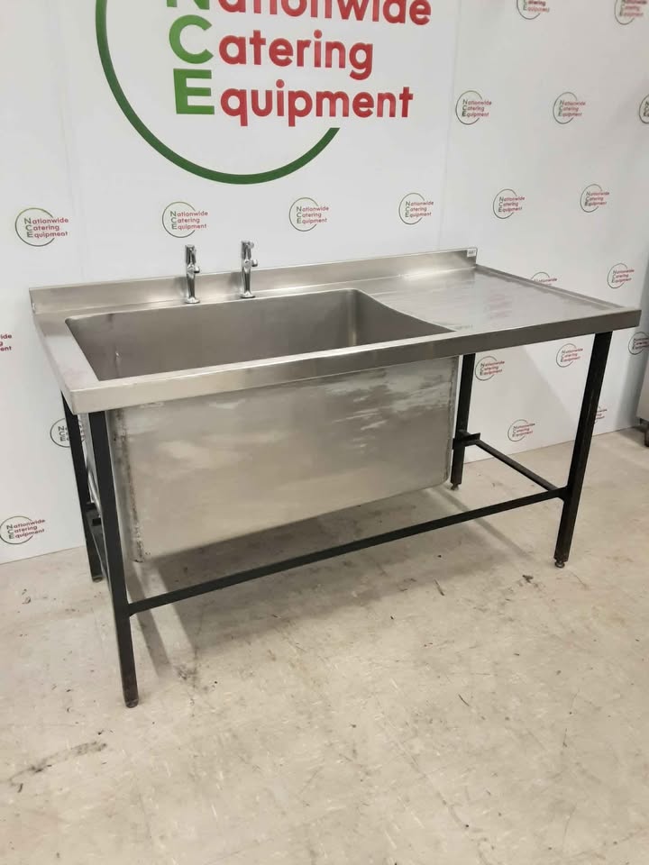 Stainless Steel Single Sink With Large Basin, 152x76cm (NCE5687)