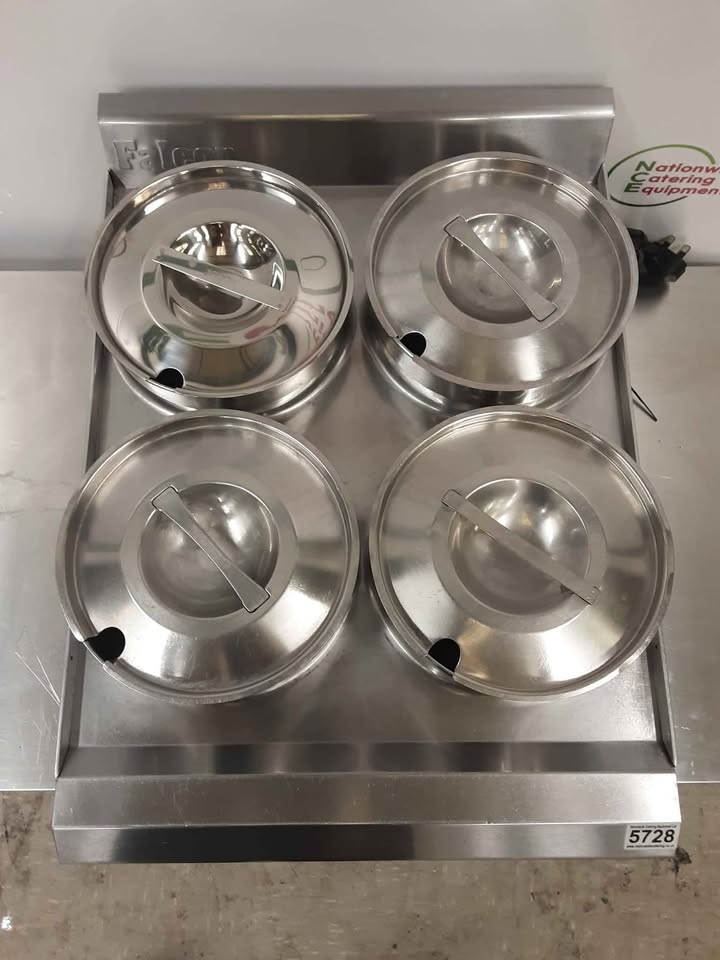 Falcon Prolite Tabletop Four Round Pot Wet Bain Marie (NCE5728)