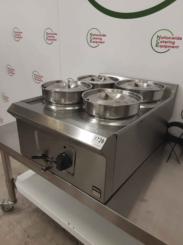 Falcon Prolite Tabletop Four Round Pot Wet Bain Marie (NCE5728)