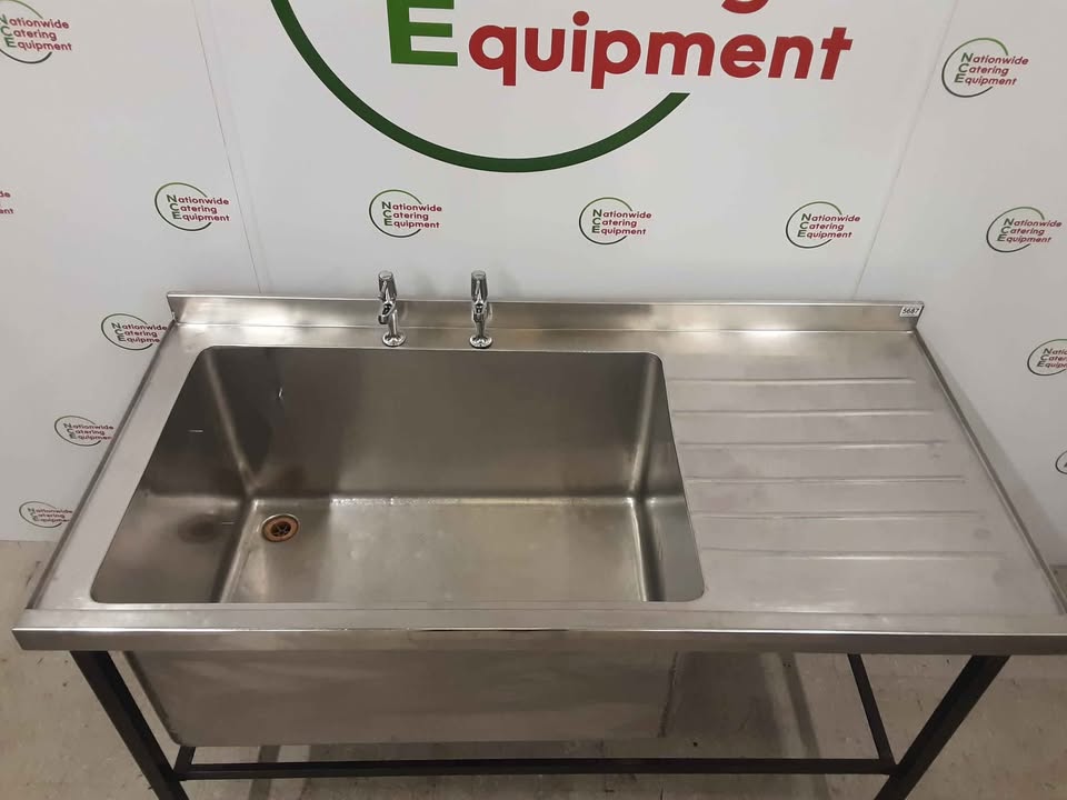 Stainless Steel Single Sink With Large Basin, 152x76cm (NCE5687)