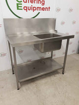 Stainless Steel Entry Sink, No Taps 122x65cm  (NCE5800)