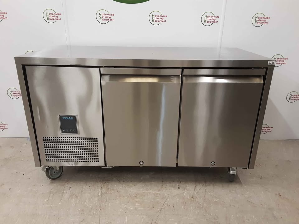 Polar Two Door Flat Counter Freezer (NCE5785)