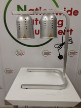 Genesis Catering Equipment Double Lamp Table-Top Food Warmer, 13amp (NCE5613)