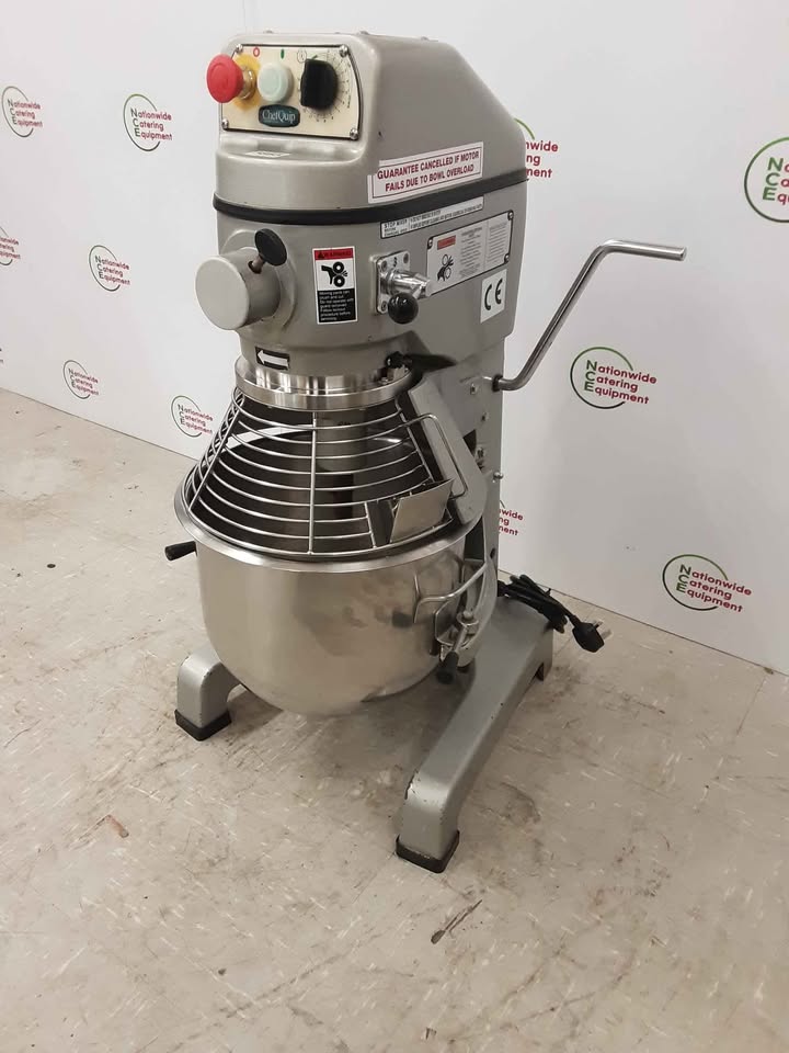ChefQuip 20L Planetary Mixer With All Attachments Model- SP-22HI-B (NCE5865)