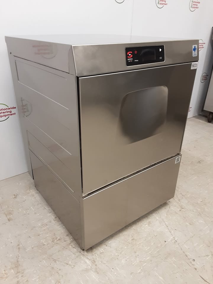 Sammic Undercounter 2021 Dishwasher With Drain & Chemical Pumps & Internal Softener. Model-UX50BD(NCE5833)