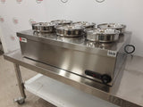 Parry Six Round Pot Tabletop Dry Bain Marie, Model-1945 (NCE5848)