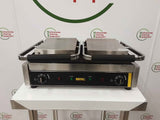 Buffalo Double Ribbed Panini/Contact Grill, Model- DM902-02 (NCE5849)