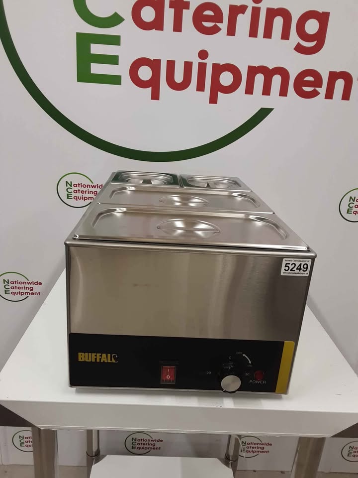 Buffalo Tabletop Wet Bain Marie, Four Pot, Model- S007-03 (NCE5249)