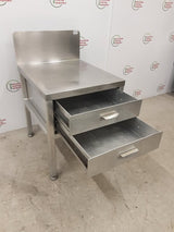 Stainless Steel Equipment Stand With Drawers 54x61cm  (NCE5878)