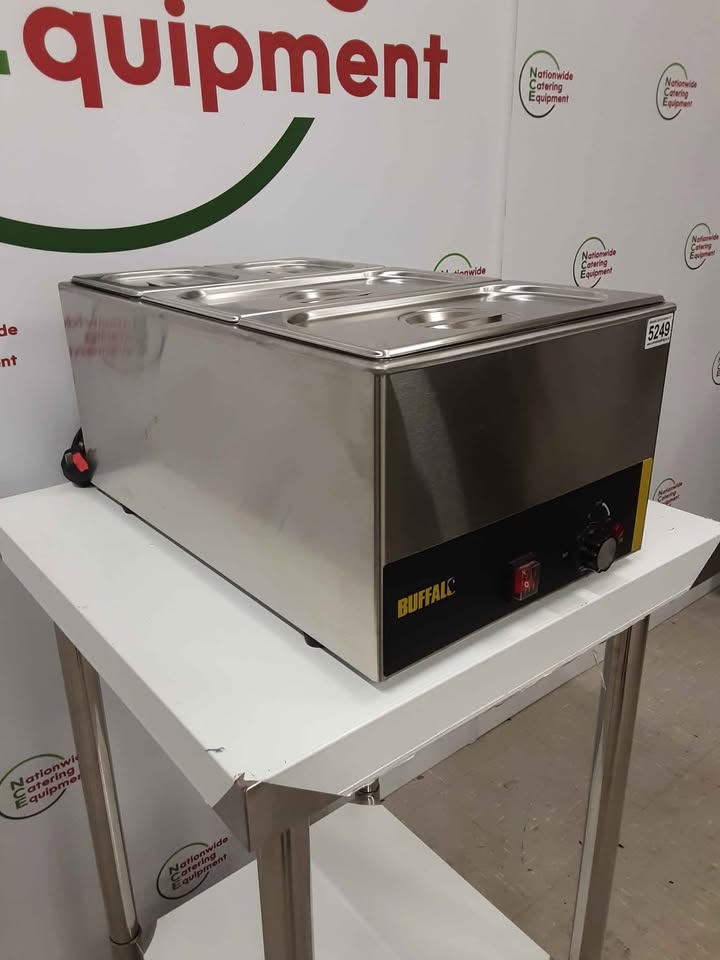 Buffalo Tabletop Wet Bain Marie, Four Pot, Model- S007-03 (NCE5249)