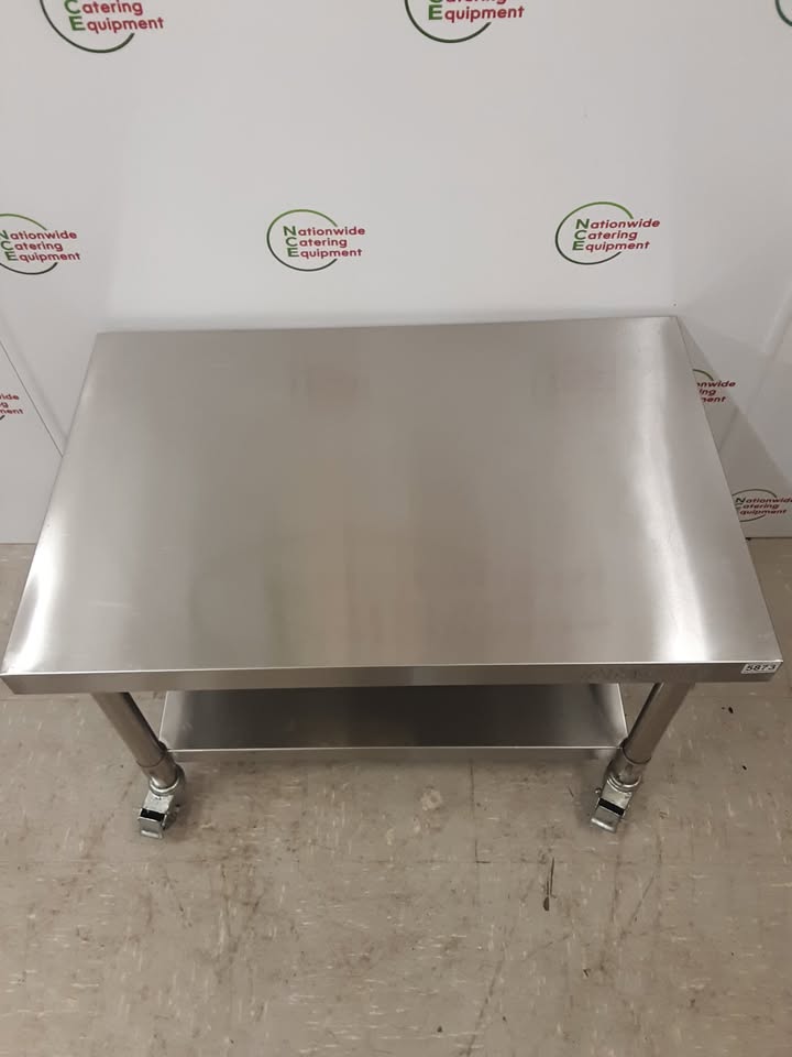 Stainless Steel Equipment Stand on Wheels, 90x60cm (NCE5873)