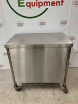 Stainless Steel Table/Stand On Wheels 90x60cm(NCE5875)