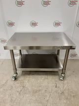 Stainless Steel Equipment Stand on Wheels, 90x60cm (NCE5873)