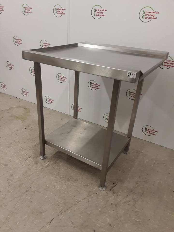 Stainless Steel Dishwasher Exit Table 70x72cm (NCE5877)