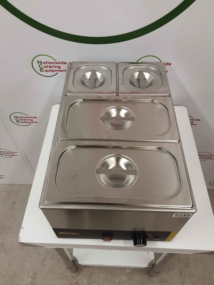 Buffalo Tabletop Wet Bain Marie, Four Pot, Model- S007-03 (NCE5249)