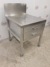 Stainless Steel Equipment Stand With Drawers 54x61cm  (NCE5878)