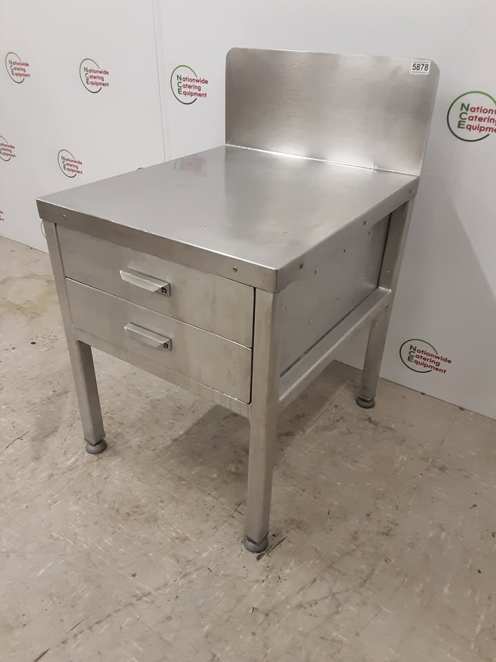 Stainless Steel Equipment Stand With Drawers 54x61cm  (NCE5878)