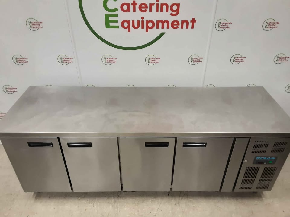 Polar Four Door Flat Counter Fridge, Model- G (NCE5876)