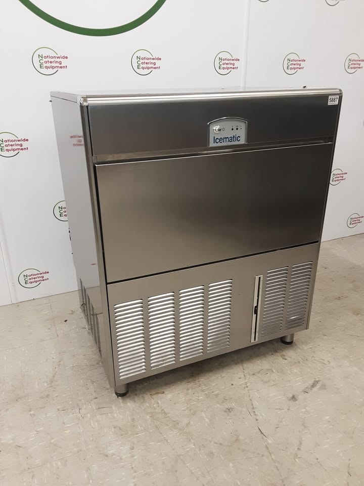 Icematic Ice Machine, 90kg Per 24hrs, Model-E90 (NCE5887)