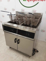 Adexa Electric 3 Phase Twin Tank/Four Basket Fryer, Model- EF18C2 (NCE5767)