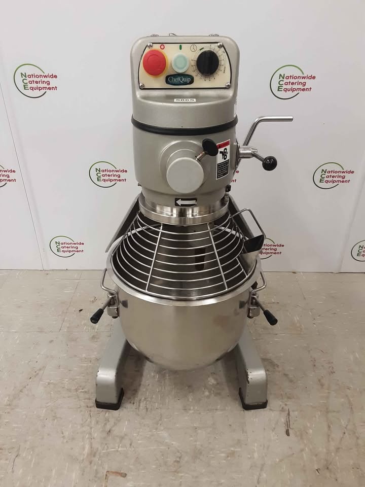 ChefQuip 20L Planetary Mixer With All Attachments Model- SP-22HI-B (NCE5865)