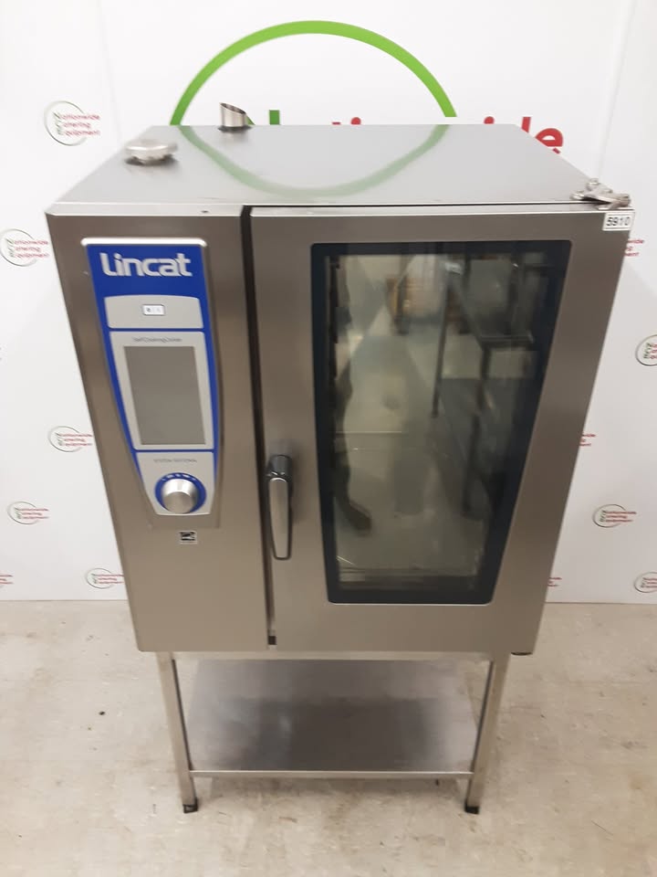 Lincat Branded Rational SCC Electric 10 Grid Combi Oven On Stand (NCE5910)