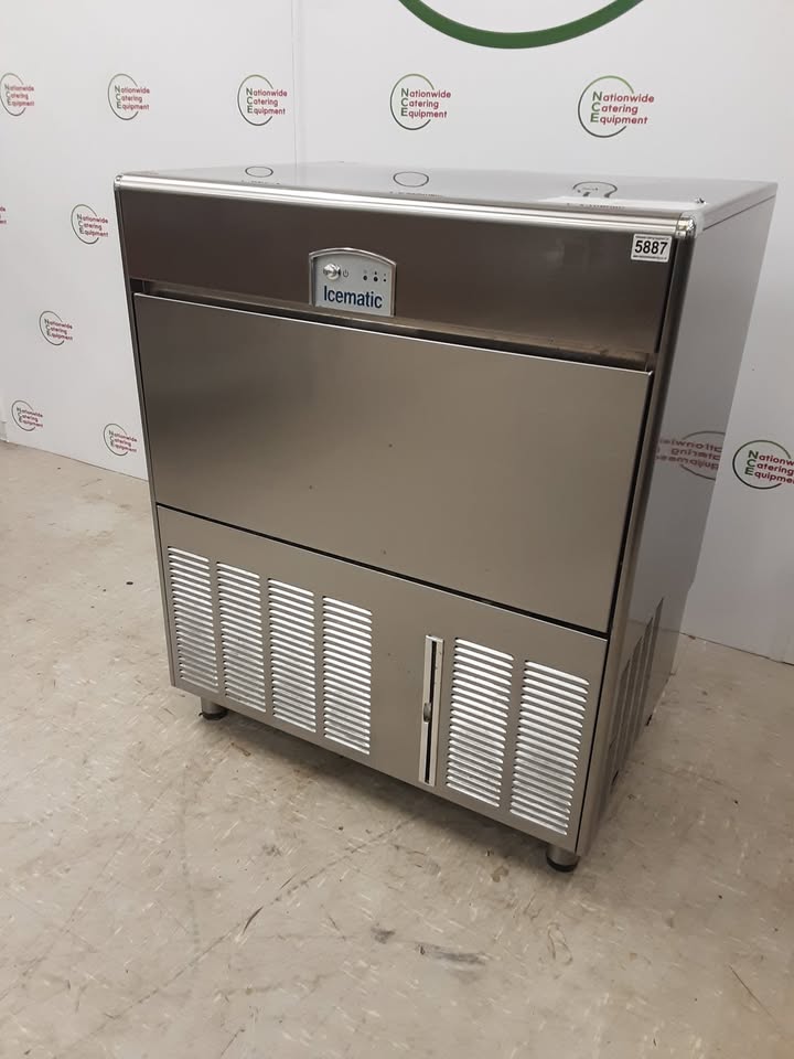 Icematic Ice Machine, 90kg Per 24hrs, Model-E90 (NCE5887)