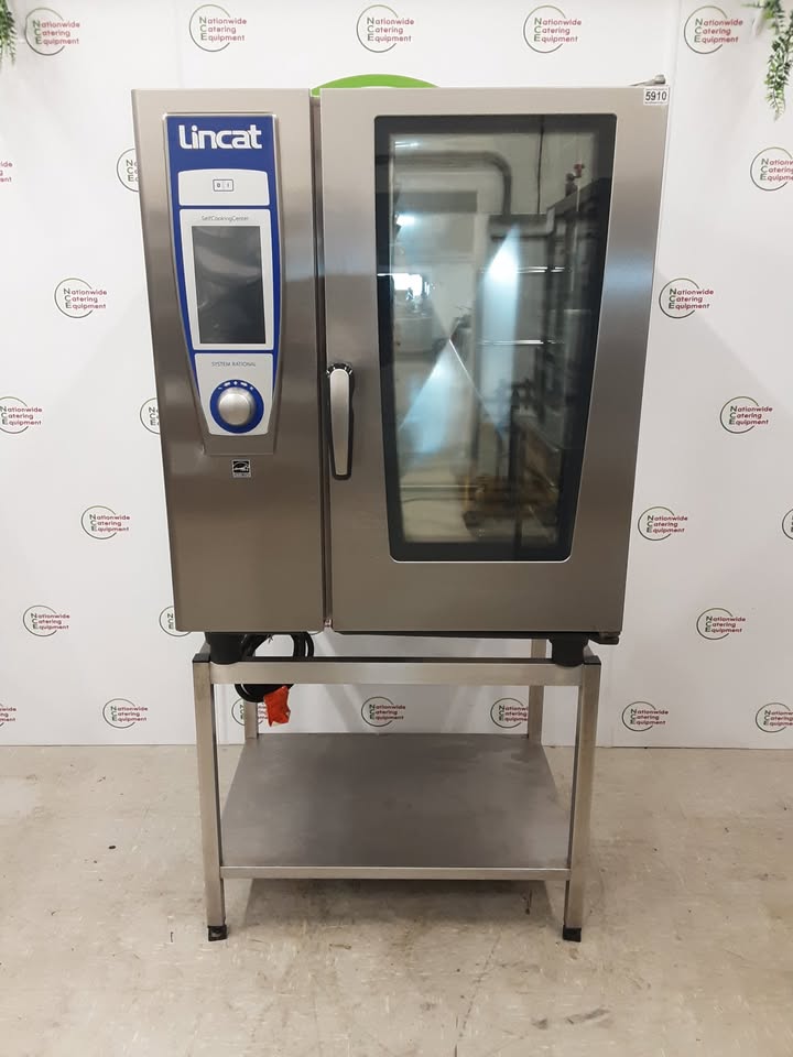 Lincat Branded Rational SCC Electric 10 Grid Combi Oven On Stand (NCE5910)