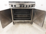 Moorwood Vulcan Six Burner Stove & Oven, Natural Gas (NCE5863)