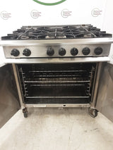 Moorwood Vulcan Six Burner Stove & Oven, Natural Gas (NCE5863)