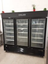 Interlevin Low Energy Three Door Upright Display Fridge, Model- LGC7500 (NCE5929)