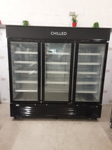 Interlevin Low Energy Three Door Upright Display Fridge, Model- LGC7500 (NCE5929)