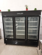 Interlevin Low Energy Three Door Upright Display Fridge (NCE5930)