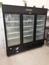 Interlevin Low Energy Three Door Upright Display Freezer, Model- LGF7500 (NCE5931)