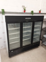 Interlevin Low Energy Three Door Upright Display Freezer, Model- LGF7500 (NCE5931)