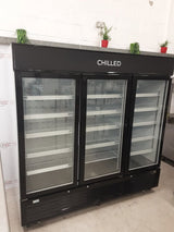 Interlevin Low Energy Three Door Upright Display Fridge, Model- LGC7500 (NCE5929)