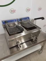 Hamoki Tabletop Twin Tank Electric (2x13amp) Fryer, Model- EF-132V (NCE5991)