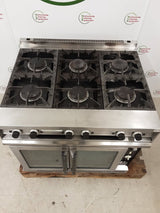 Falcon Dominator Six Burner Stove & Fan  Assisted Oven, Natural Gas, Model- G1102 (NCE5718)