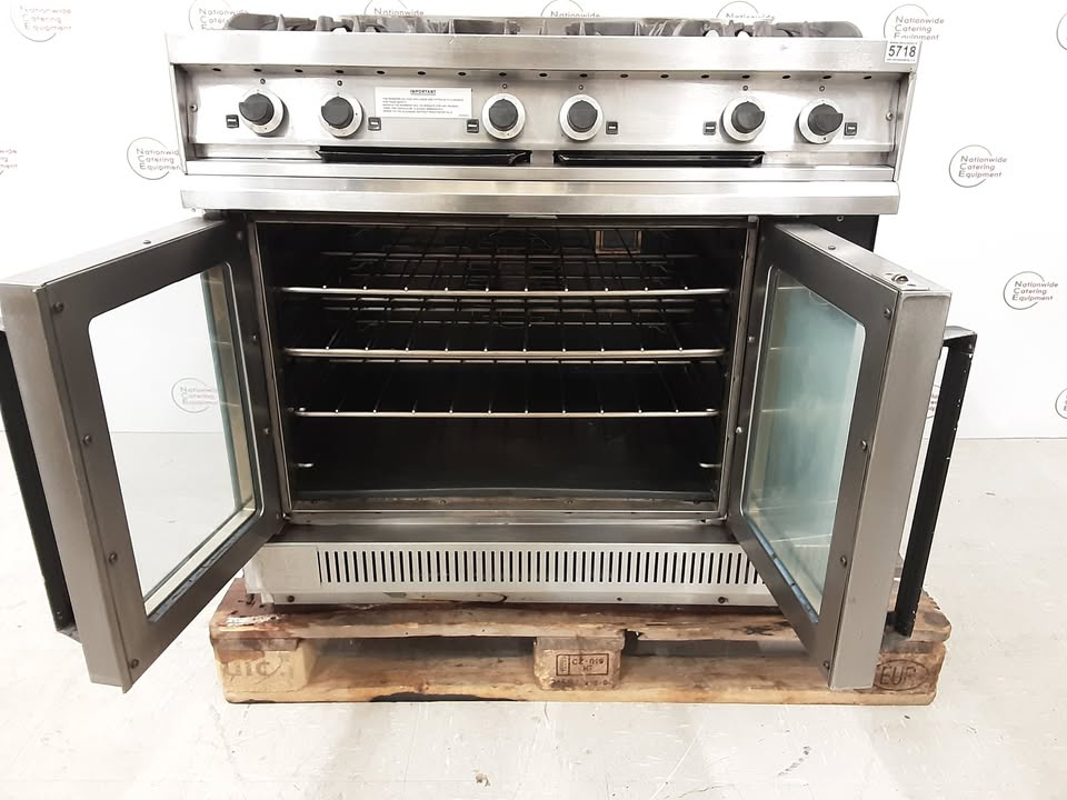 Falcon Dominator Six Burner Stove & Fan  Assisted Oven, Natural Gas, Model- G1102 (NCE5718)