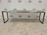 Stainless Steel One Tier Over Table Shelf 136x35cm (NCE6267)