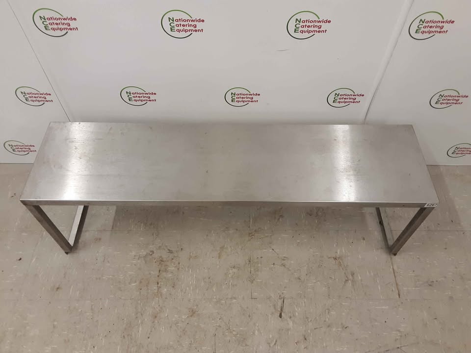 Stainless Steel One Tier Over Table Shelf 136x35cm (NCE6267)