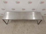 Stainless Steel One Tier Over Table Shelf 136x35cm (NCE6267)