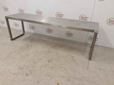 Stainless Steel One Tier Over Table Shelf 136x35cm (NCE6267)