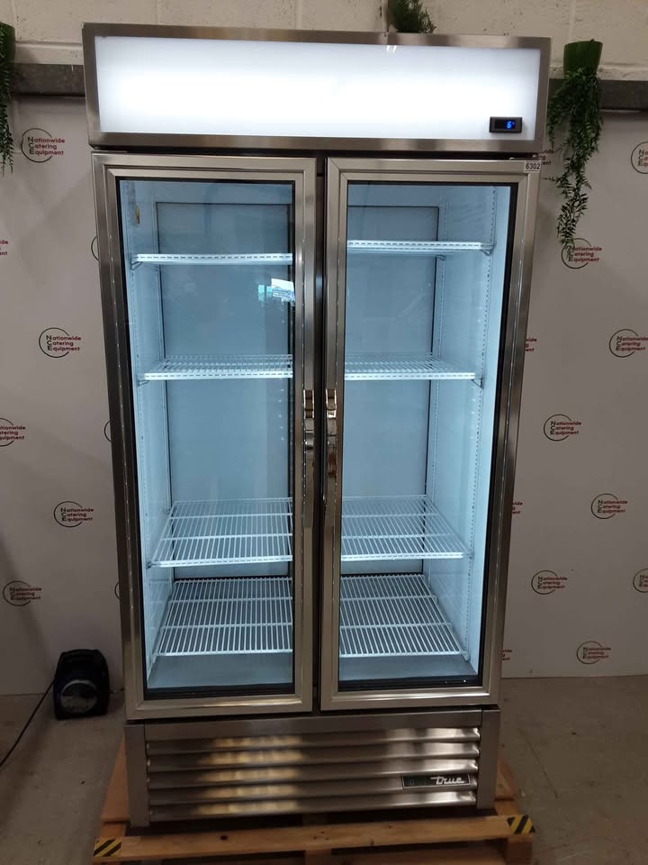 True Double Upright Display Fridge With Rear Loading Doors, Model- GDM-35-HC-TSL01 (NCE6302)