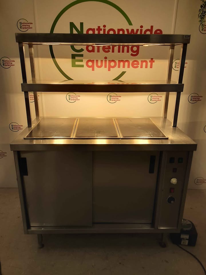 Hotcupboard With Sliding Doors, Heated Gantry and Wet Bain Marie (NCE6339)